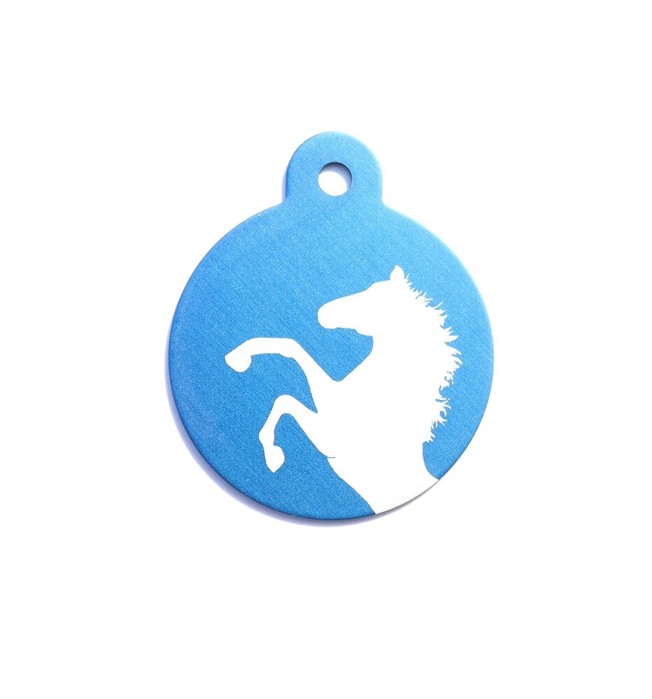 IMARC Paardenpenning – Rond – Blauw - Groot Ø3 cm IMARC Paardenpenning – Rond – Blauw - Groot Ø3 cm