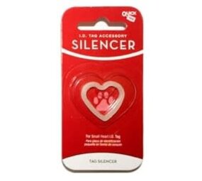 IMARC Silencer voor hondenpenning Hart - Klein IMARC Silencer voor hondenpenning Hart - Klein