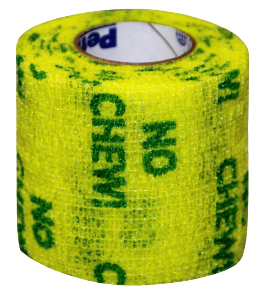 Petflex Zelfklevend Verband - 5 cm breed x4.5 meter No-Chew - Geel-Groen Petflex Zelfklevend Verband - 5 cm breed x4.5 meter No-Chew - Geel-Groen