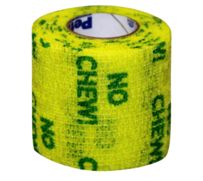 Petflex Zelfklevend Verband - 5 cm breed x4.5 meter No-Chew - Geel-Groen Petflex Zelfklevend Verband - 5 cm breed x4.5 meter No-Chew - Geel-Groen