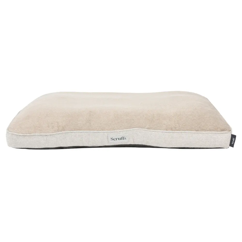 Scruffs Harvard Memory Foam Orthopedisch Kussen Parel Grijs Dtails
