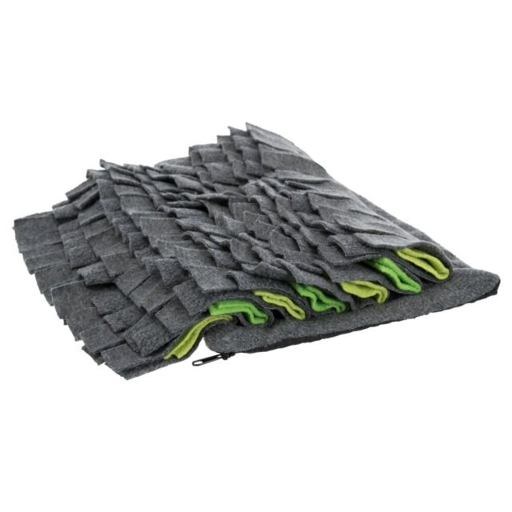 Trixie Trixie Snuffelmat - 27x20 cm - Grijs-Groen Trixie Trixie Snuffelmat - 27x20 cm - Grijs-Groen