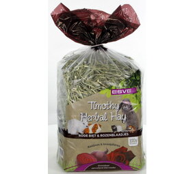ESVE Esve Timothy Hay - Rode Biet en Rozenblaadjes - 600 gram ESVE Esve Timothy Hay - Rode Biet en Rozenblaadjes - 600 gram