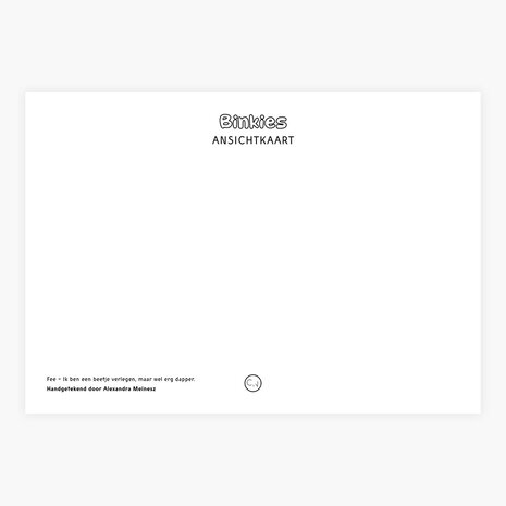 Binkies Ansichtkaarten - Set van 8 - met Enveloppen Binkies Ansichtkaarten - Set van 8 - met Enveloppen