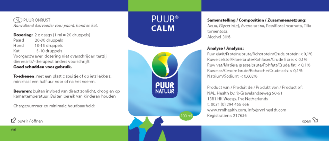 PUUR Puur Calm/Onrust - 100 ml