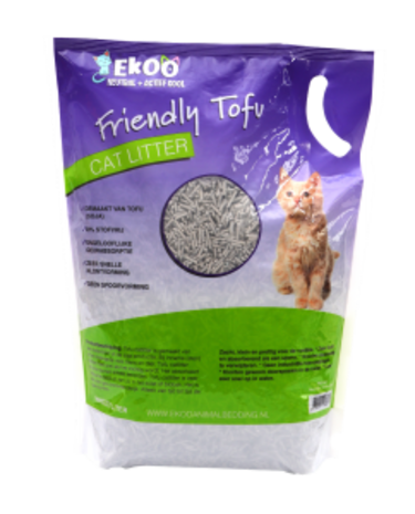 Ekoo Cat Litter Proefpakket Ekoo Cat Litter - Tofu Kattenbakvulling - 4 x 12 liter Ekoo Cat Litter Proefpakket Ekoo Cat Litter - Tofu Kattenbakvulling - 4 x 12 liter