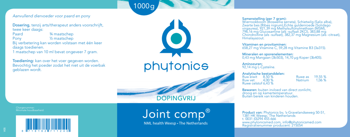 Phytonics Joint Comp - 1000 gram | D-tails - D-tails