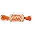 Speelrol Sisal met Papier - oranje-wit  - 18 cm