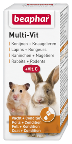 Beaphar Beaphar Multi-Vit Konijnen en Knaagdieren Beaphar Beaphar Multi-Vit Konijnen en Knaagdieren