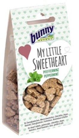 Bunny Nature Bunny Nature Snack - My Little Sweetheart - Munt - 30 gram Bunny Nature Bunny Nature Snack - My Little Sweetheart - Munt - 30 gram