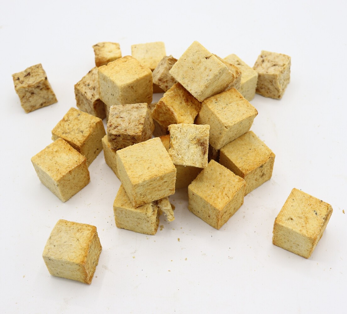 Bark-Bite Bark-Bite Fish - Kabeljauw Blokjes – 200 gram Bark-Bite Bark-Bite Fish - Kabeljauw Blokjes – 200 gram