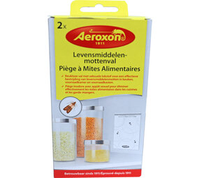 Aeroxon Aeroxon Levensmiddelenmotten Mottenval Lijm - pak met 2 vallen Aeroxon Aeroxon Levensmiddelenmotten Mottenval Lijm - pak met 2 vallen