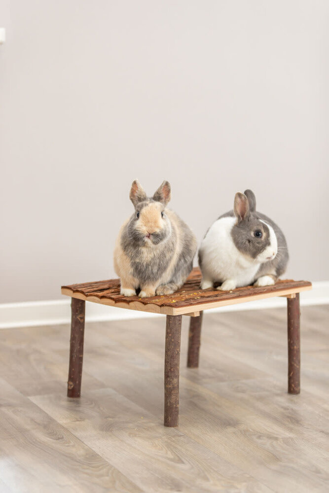 Trixie Trixie Houten Ligplaats en Afdak Schorshout - 45x27x35 cm Trixie Trixie Houten Ligplaats en Afdak Schorshout - 45x27x35 cm