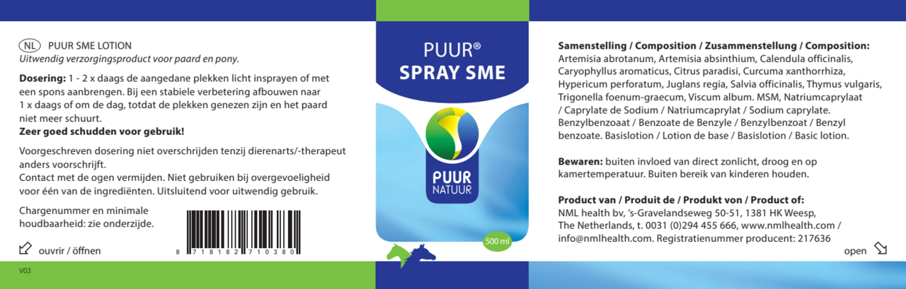 PUUR Puur Spray SME - 500 ml PUUR Puur Spray SME - 500 ml