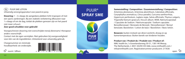 PUUR Puur Spray SME - 500 ml PUUR Puur Spray SME - 500 ml