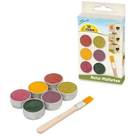 JR Farm JR Farm Natuurlijke Verf - 6x8 gram - Plantaardige Verf JR Farm JR Farm Natuurlijke Verf - 6x8 gram - Plantaardige Verf