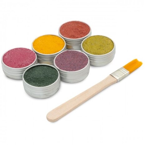 JR Farm JR Farm Natuurlijke Verf - 6x8 gram - Plantaardige Verf JR Farm JR Farm Natuurlijke Verf - 6x8 gram - Plantaardige Verf