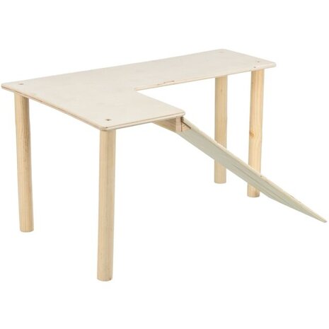 Trixie Trixie Houten Platform met helling - 47x25x30 cm Trixie Trixie Houten Platform met helling - 47x25x30 cm