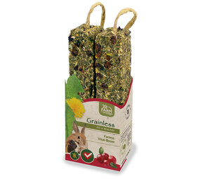 JR Farm JR Farm Grainless Farmys Knaagsticks Vitale Boost - 2 stuks