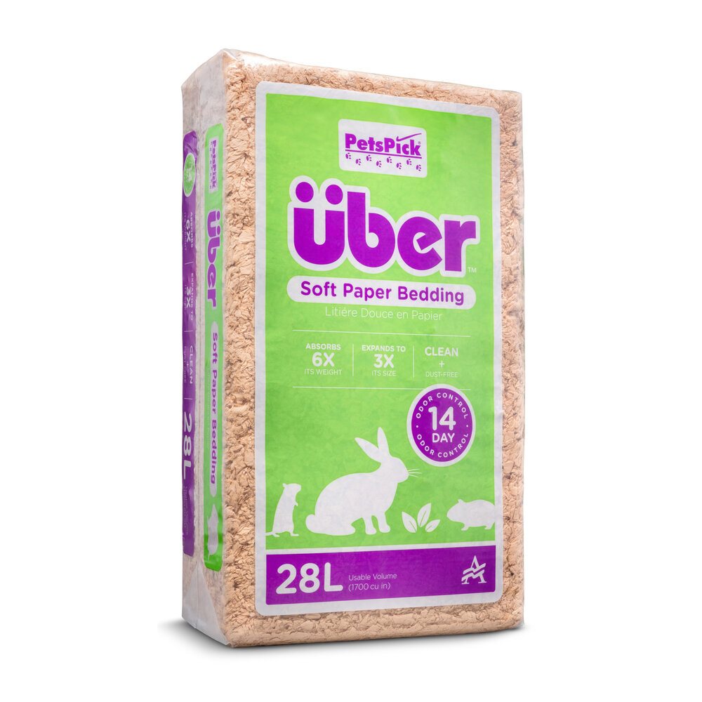 PetsPick Über Uber Paper Bedding Natural