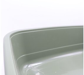 Ferplast Toiletbak Nip 30 - Open - 64.5 x 49.5 x 14.5 cm - Donkergroen Ferplast Toiletbak Nip 30 - Open - 64.5 x 49.5 x 14.5 cm - Donkergroen