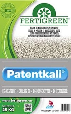 Fertigreen Fertigreen Patentkali - Zak 25 kilo - Bodemverbeteraar Fertigreen Fertigreen Patentkali - Zak 25 kilo - Bodemverbeteraar