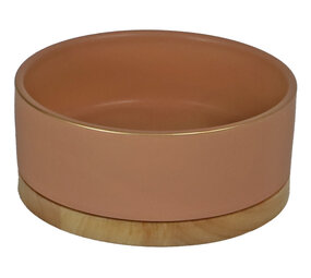 Gebr. de Boon Stenen en Houten Voer- en Waterbak - Zalm Roze - 16 cm Gebr. de Boon Stenen en Houten Voer- en Waterbak - Zalm Roze - 16 cm