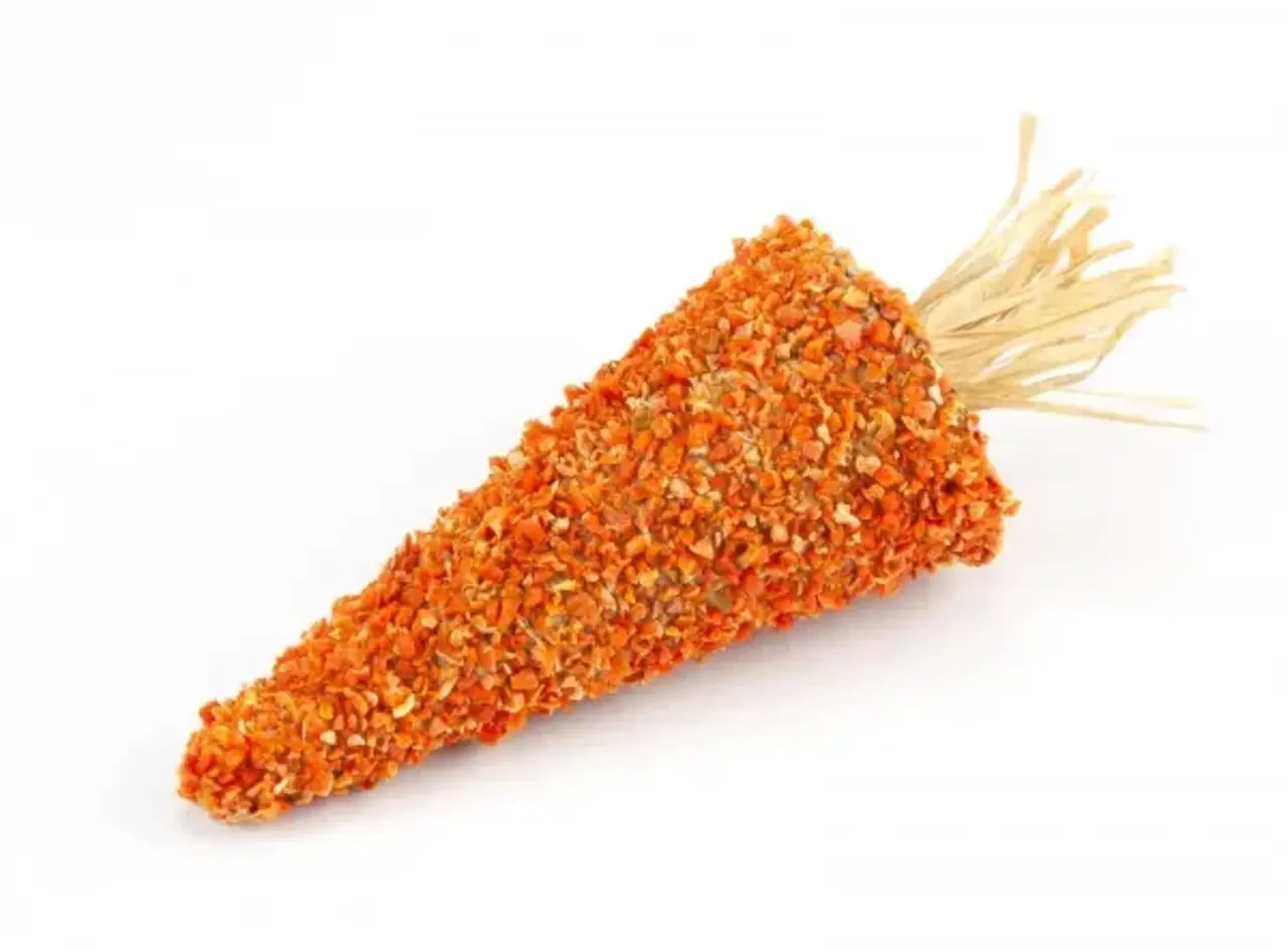 Mr. Crumble Mr. Crumble Strowortel - Knaagwortel - L 13.5 cm -  Ø 6 cm