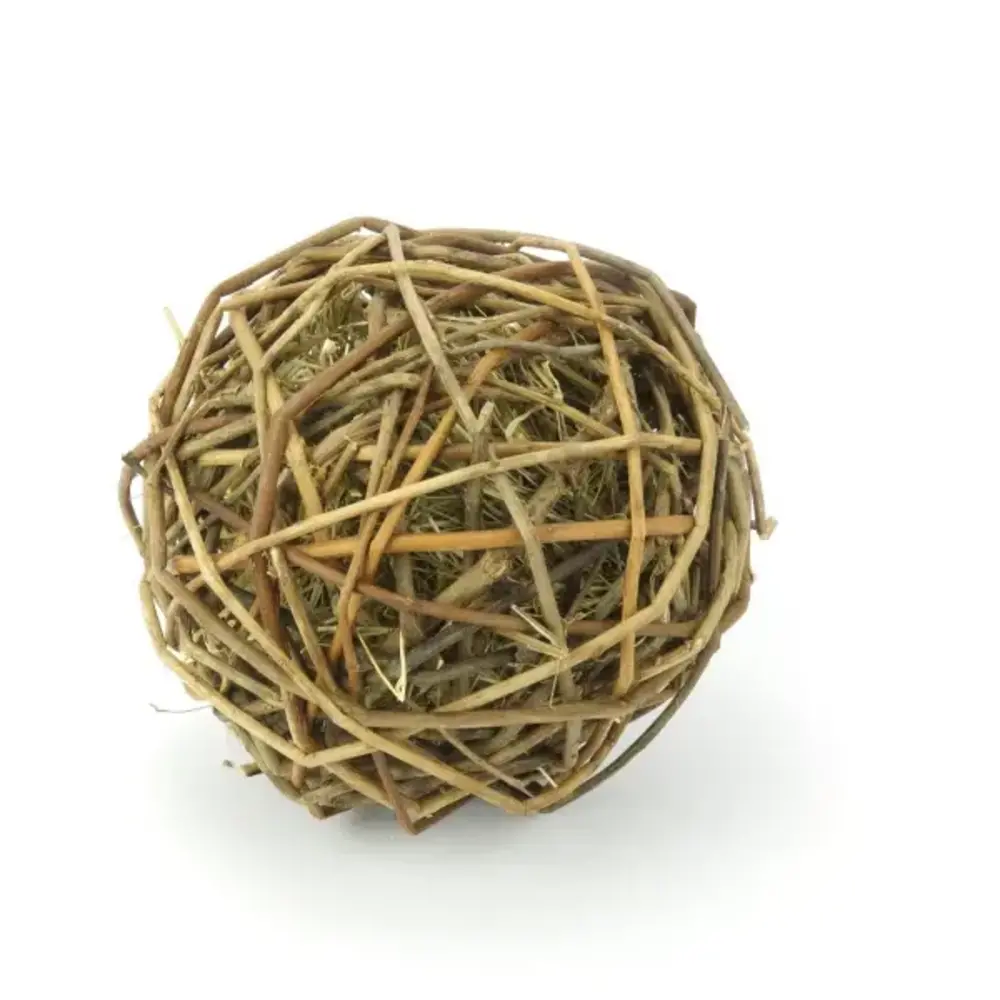 Mr. Crumble Mr. Crumble Wilgenbal met weidehooi - Ø 12 cm Mr. Crumble Mr. Crumble Wilgenbal met weidehooi - Ø 12 cm