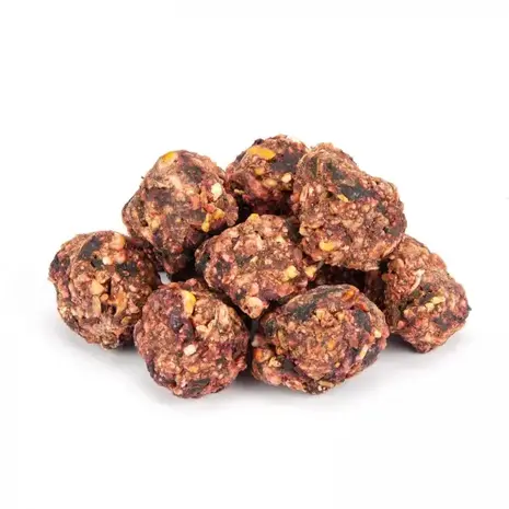 Mr. Crumble Mr. Crumble Meelworm Knaagballen met Biet en Banaan - 100 gram Mr. Crumble Mr. Crumble Meelworm Knaagballen met Biet en Banaan - 100 gram