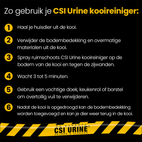 CSI Urine CSI Urine Kooireiniger Spray CSI Urine CSI Urine Kooireiniger Spray