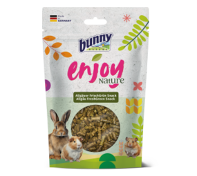 Bunny Nature Bunny Nature Enjoy Allgäu Vers Groen met Paardebloem Snack - 200 gram