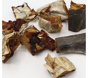 Bark-Bite Bark-Bite Fish - Meervalkop Stukjes - 200 gram