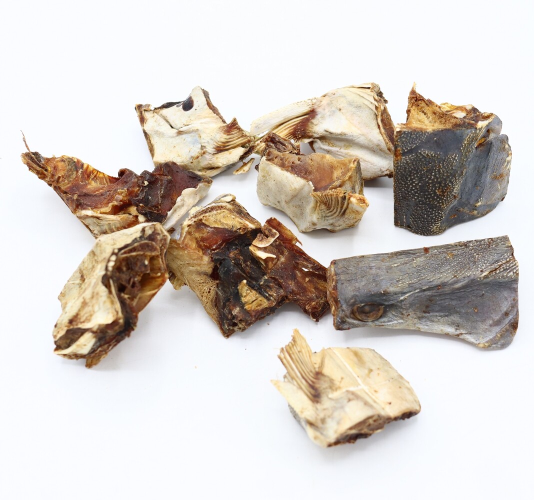 Bark-Bite Bark-Bite Fish - Meervalkop Stukjes - 200 gram