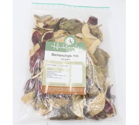 Herbimals Herbimals Berkenchips Mix - 100 gram Herbimals Herbimals Berkenchips Mix - 100 gram