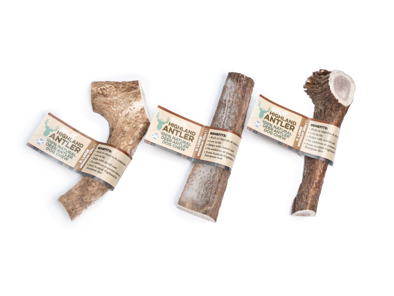 Bark-Bite Hertengewei - Edelhert - Split Extra Large- 120-150 gram