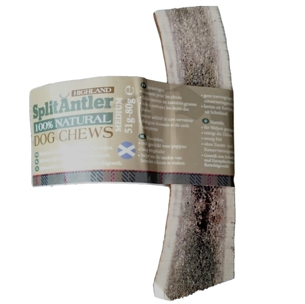 Bark-Bite Hertengewei - Edelhert - Split Medium - 51-80 gram