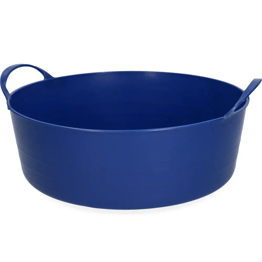 Vplast Flexibele V-Trug Voerbak - 6 liter - Blauw Vplast Flexibele V-Trug Voerbak - 6 liter - Blauw