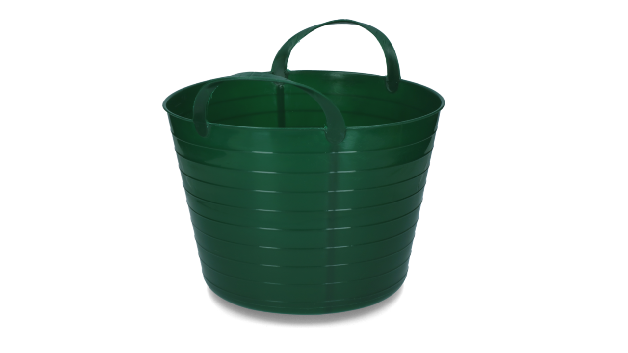 Vplast Flexibele V-Trug Voerbak - 14 liter - Groen Vplast Flexibele V-Trug Voerbak - 14 liter - Groen