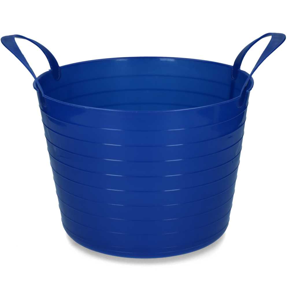 Vplast Flexibele V-Trug Voerbak - 40 liter - Blauw Vplast Flexibele V-Trug Voerbak - 40 liter - Blauw