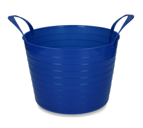 Vplast Flexibele V-Trug Voerbak - 40 liter - Blauw Vplast Flexibele V-Trug Voerbak - 40 liter - Blauw