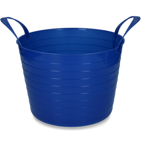 Vplast Flexibele V-Trug Voerbak - 40 liter - Blauw Vplast Flexibele V-Trug Voerbak - 40 liter - Blauw