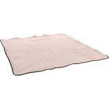 Flamingo Fleecedeken Riley - 125 x 125 cm - Bodembedekking Mat - Taupe Flamingo Fleecedeken Riley - 125 x 125 cm - Bodembedekking Mat - Taupe