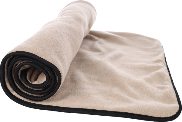 Flamingo Fleecedeken Riley - 140 x 70 cm - Bodembedekking Mat - Taupe Flamingo Fleecedeken Riley - 140 x 70 cm - Bodembedekking Mat - Taupe