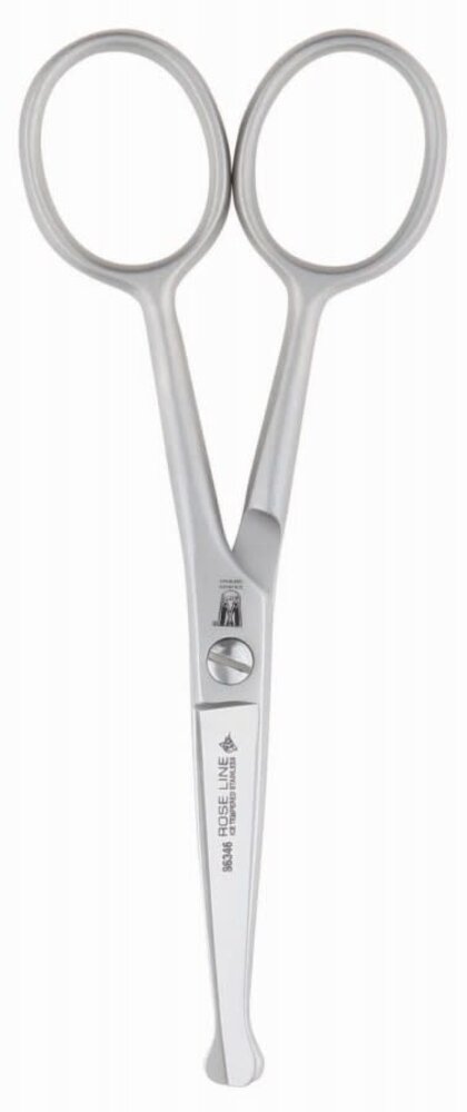 Rose Line Schaar Roseline Gebogen - RVS – 4,5" - 11,5 cm - Stompe Punt Rose Line Schaar Roseline Gebogen - RVS – 4,5" - 11,5 cm - Stompe Punt