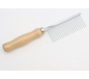 Kam grof met Houten Handvat - 20 cm Kam grof met Houten Handvat - 20 cm