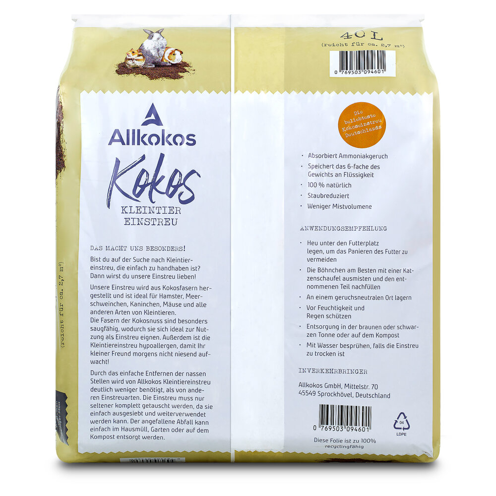 Allkokos Allkokos Kokosvezel Bodembedekking - 40 liter