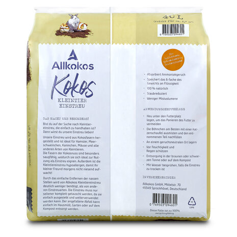 Allkokos Allkokos Kokosvezel Bodembedekking - 40 liter