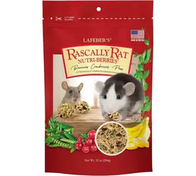 Lafeber's Lafeber's Rascally Rat Nutri-Berries - 284 gram - 1+1 GRATIS ivm datum Lafeber's Lafeber's Rascally Rat Nutri-Berries - 284 gram - 1+1 GRATIS ivm datum