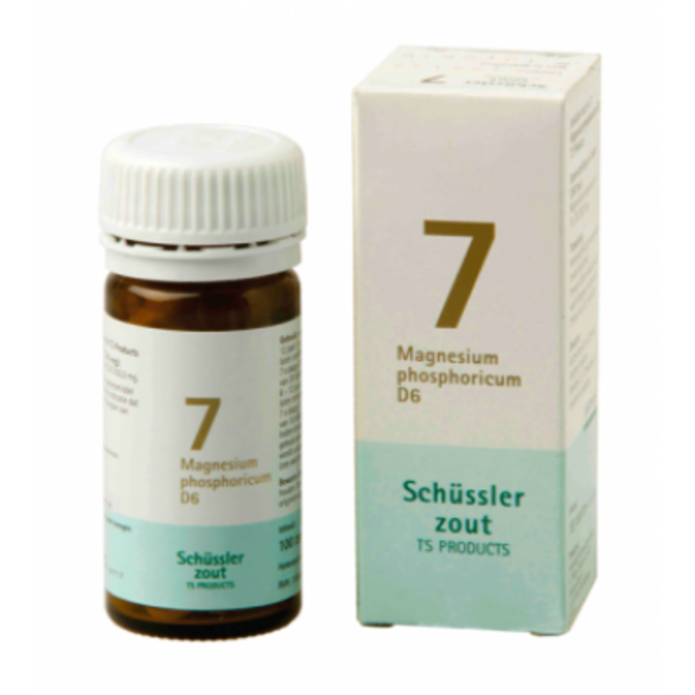 Schüssler Schüssler zout - Celzout nummer 7 - Magnesium Phosphoricum - 100 tabletten Schüssler Schüssler zout - Celzout nummer 7 - Magnesium Phosphoricum - 100 tabletten